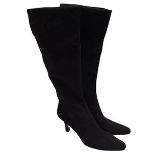 Vaneli Boots Pointy Toe Knee High Pull On Sz 9 S vintage 90s Y2k